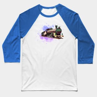 steam locomotive Baseball T-Shirt